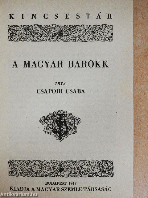 A magyar barokk