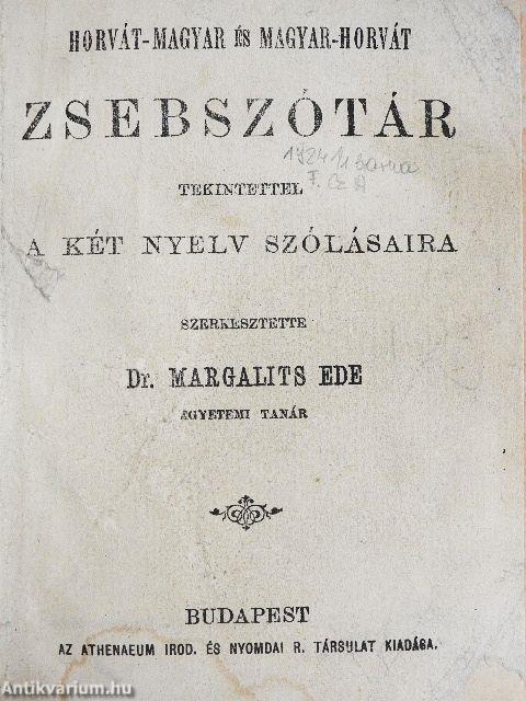 Horvát-magyar és magyar-horvát zsebszótár