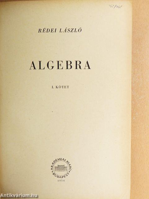 Algebra I. 