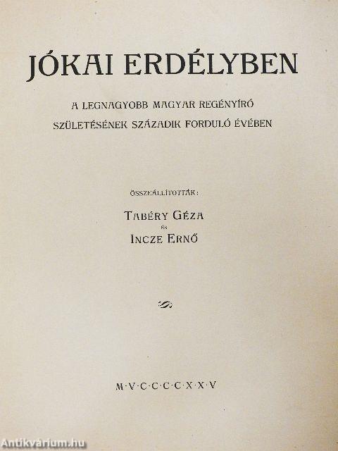 Jókai Erdélyben