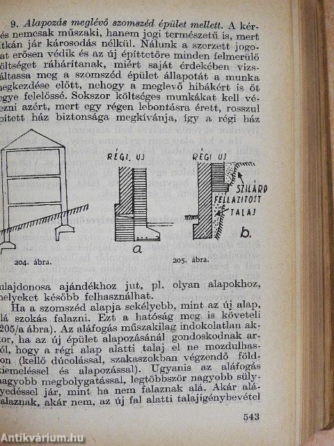 Építési zsebkönyv II. (töredék)