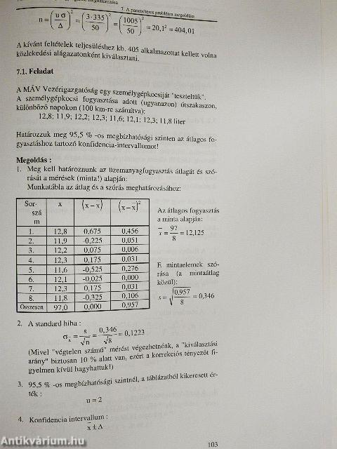 Statisztika 2.