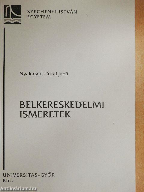 Belkereskedelmi ismeretek