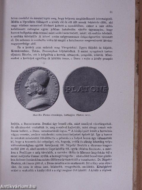Mátyás király emlékkönyv II.
