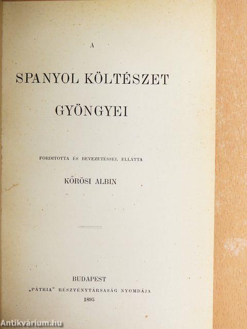 A spanyol költészet gyöngyei