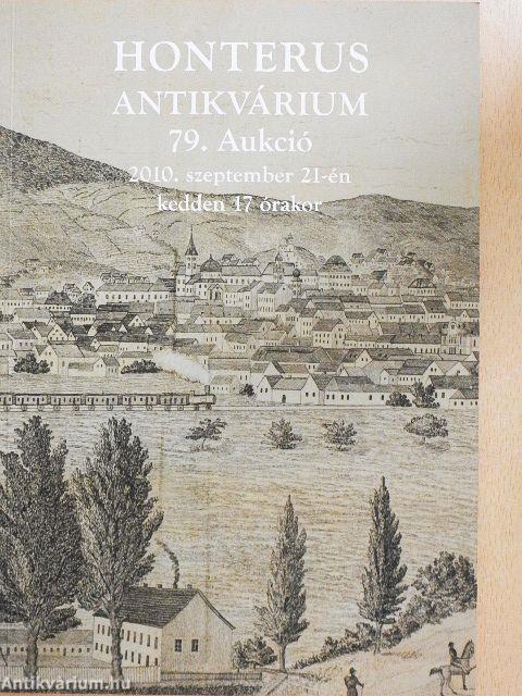 Honterus Antikvárium 79. Aukció