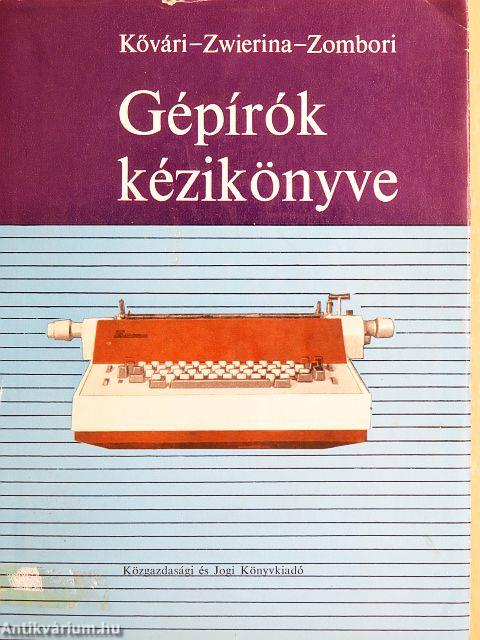 Gépírók kézikönyve