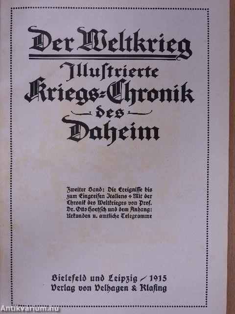 Der Weltkrieg I-VIII. (gótbetűs)(nem teljes sorozat)