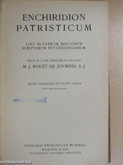 Enchiridion Patristicum