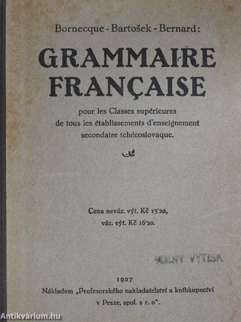 Grammaire Francaise