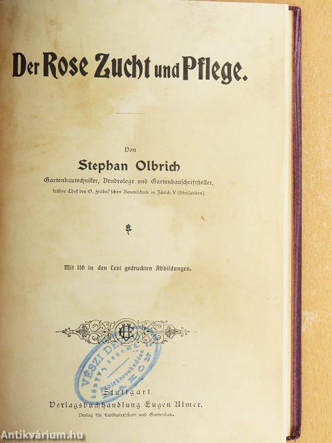 Der Rose Zucht und Pflege (gótbetűs)