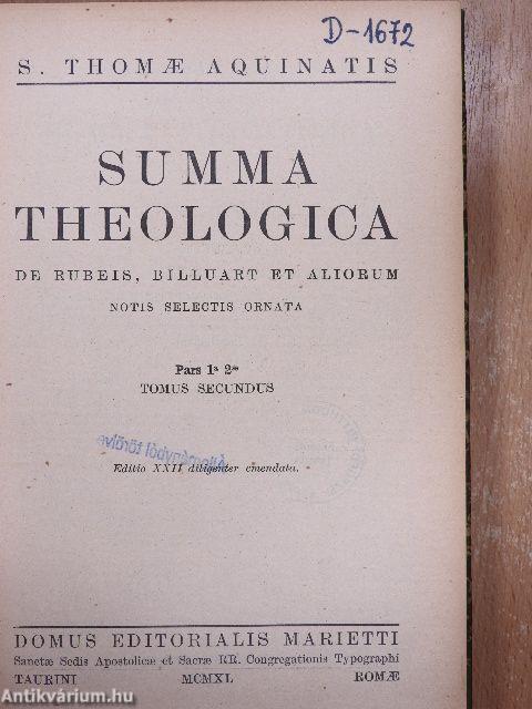 Summa Theologica I-VI.