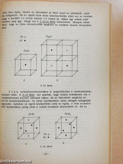 Kiegészítő jegyzet az "Anyagszerkezettan és anyagvizsgálat" című tárgyhoz