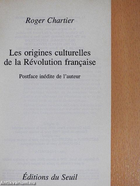 Les origines culturelles de la Révolution francaise