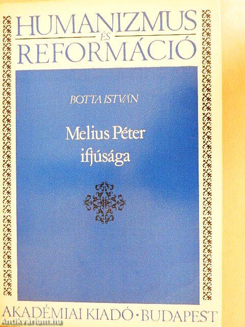 Melius Péter ifjúsága