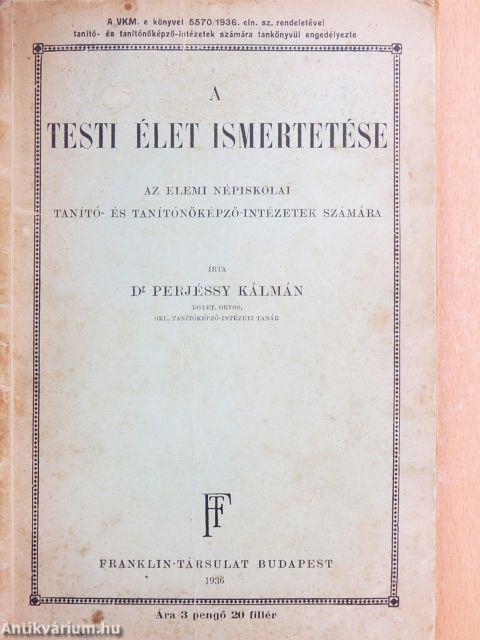 A testi élet ismertetése