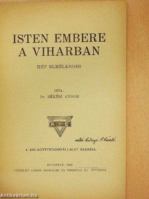 Isten embere a viharban