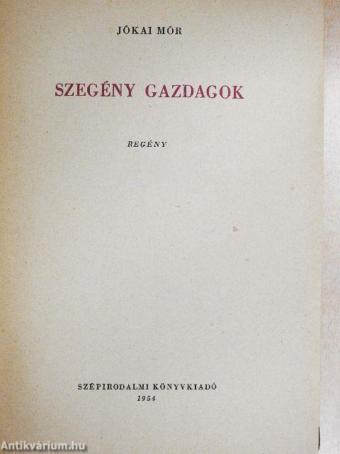 Szegény gazdagok