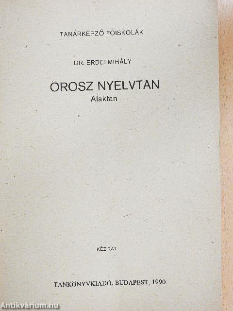 Orosz nyelvtan