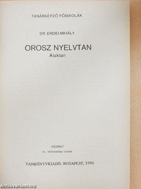 Orosz nyelvtan