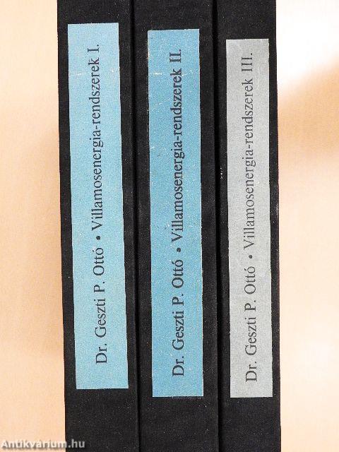 Villamosenergia-rendszerek I-III.