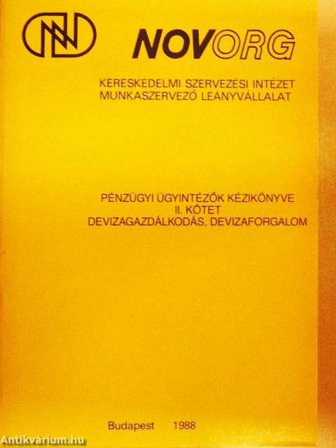 Pénzügyi ügyintézők kézikönyve II.