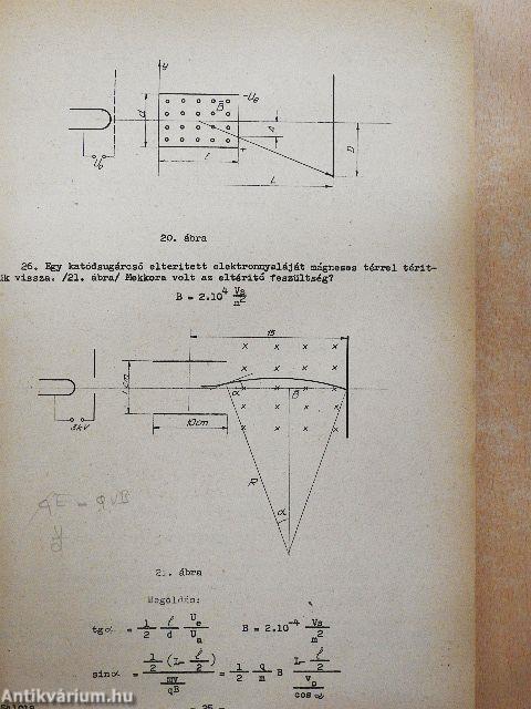 Elektronfizika példatár