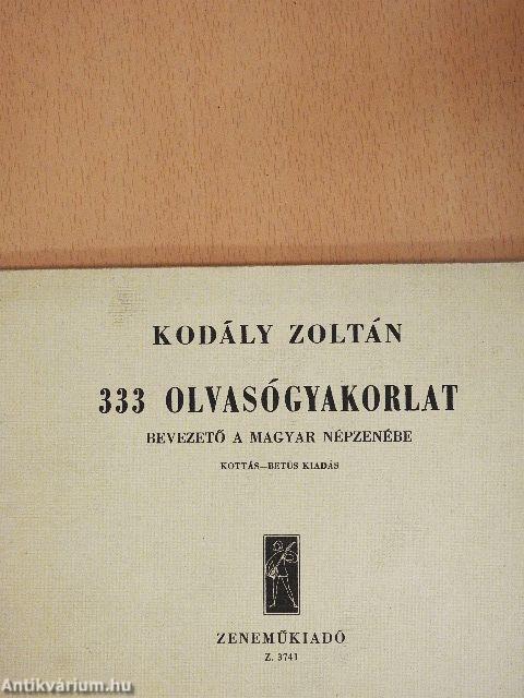 333 olvasógyakorlat