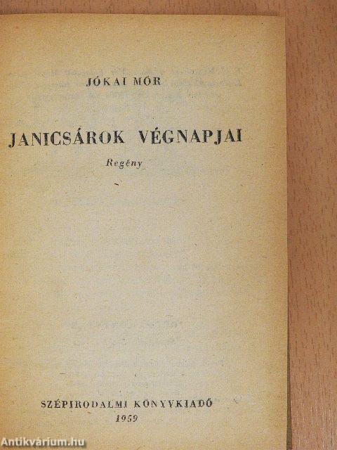 Janicsárok végnapjai