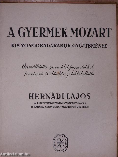 Könnyű technikai gyakorlatok I./A gyermek Mozart