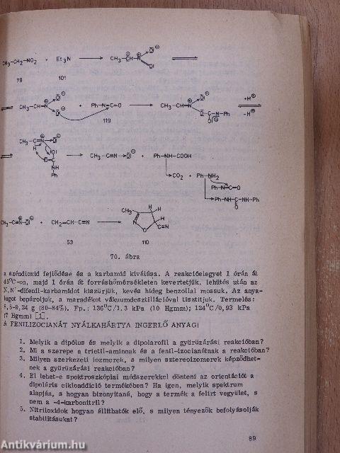 Szerves kémiai praktikum III.