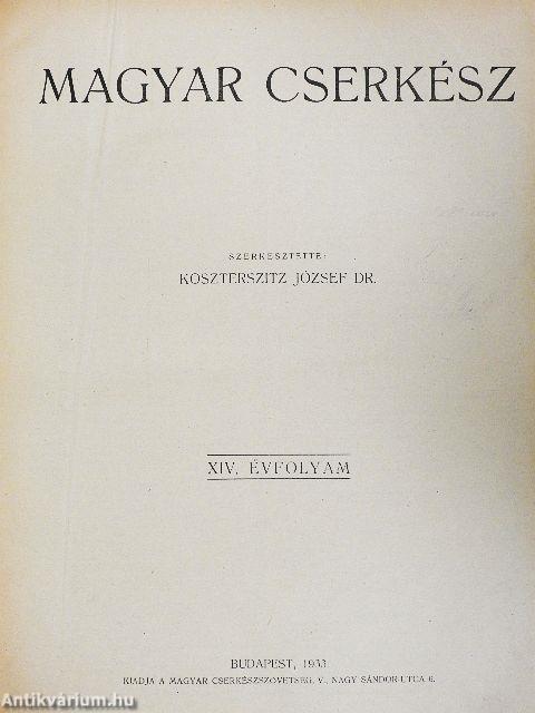 Magyar Cserkész 1933. (nem teljes évfolyam)