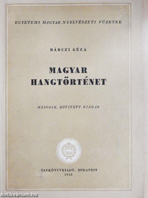 Magyar hangtörténet