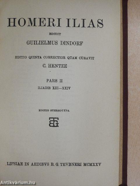 Homeri Ilias I-II.