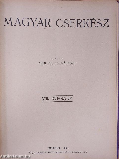 Nemzeti Nagytábori Magyar Cserkész 1926/1-6./Magyar Cserkész 1927. január-december