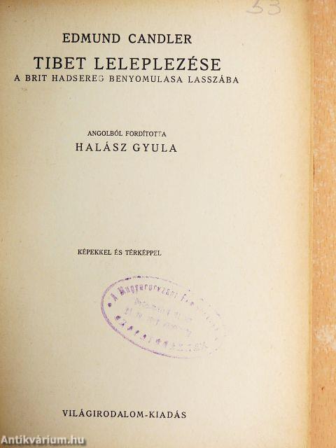 Tibet leleplezése