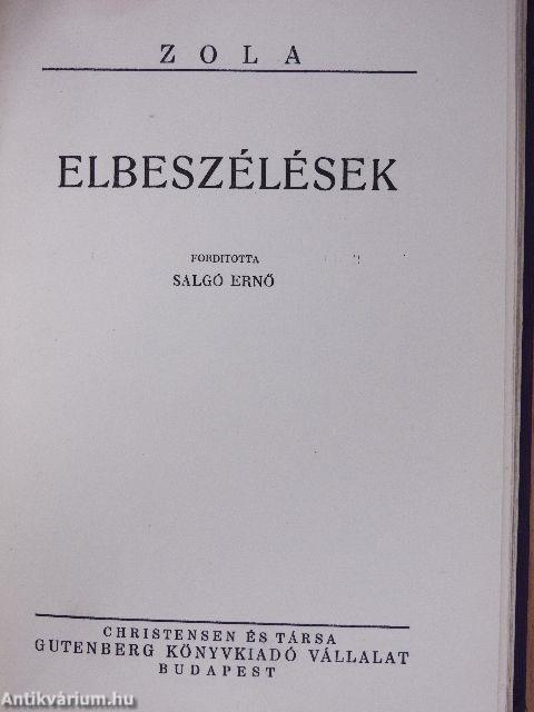 A zsákmány I-III./Elbeszélések 