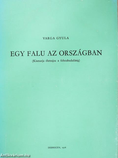 Egy falu az országban (dedikált példány)