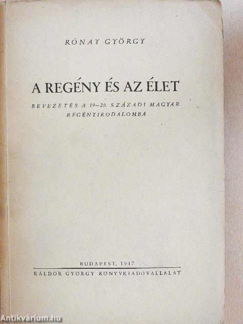 A regény és az élet