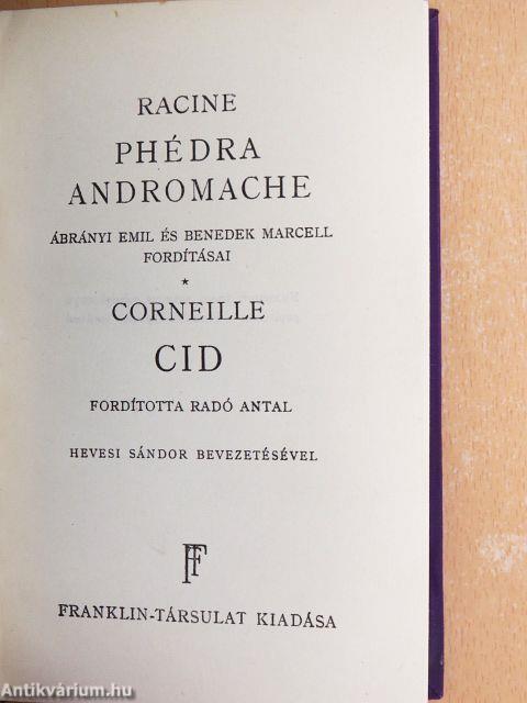 Phédra/Andromache/Cid