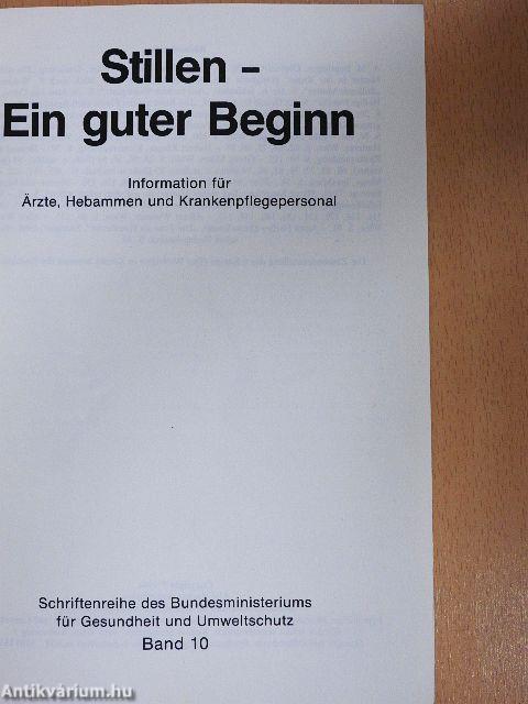 Stillen - Ein guter Beginn