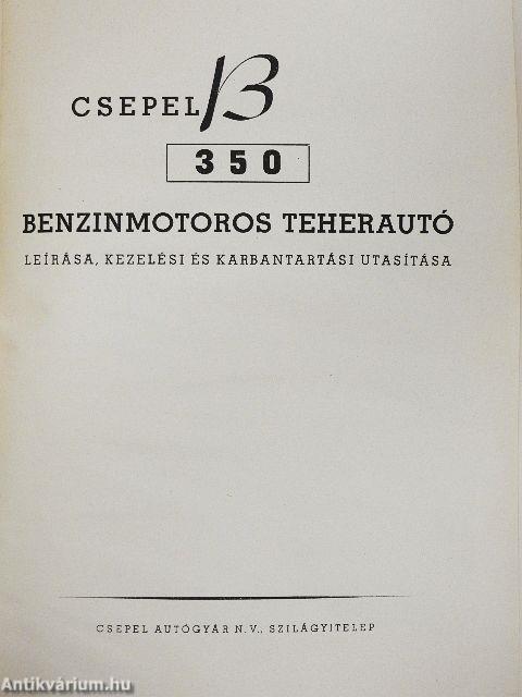 Csepel B-350 benzinmotoros teherautó