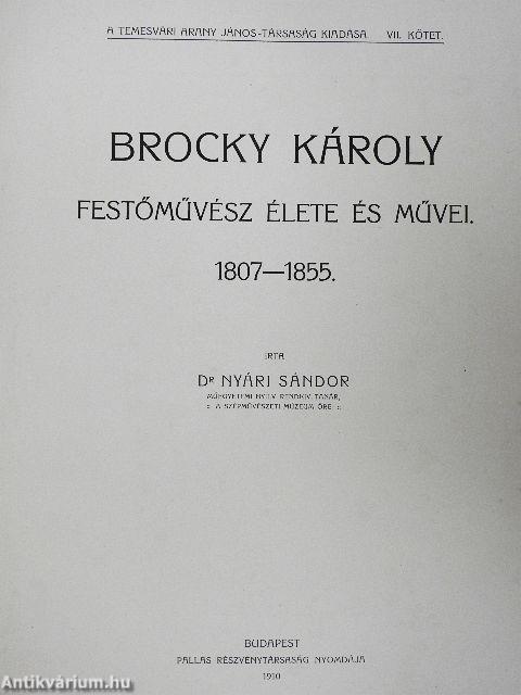 Brocky Károly festőművész élete és művei 