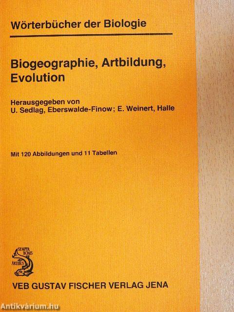 Biogeographie, Artbildung, Evolution