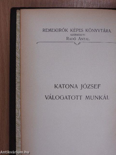 Katona József válogatott munkái