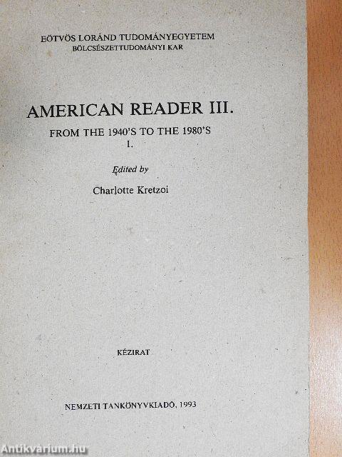 American Reader III.