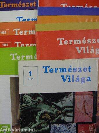 Természet Világa 1977., 1988-1989., 2000. (vegyes számok) (11 db)