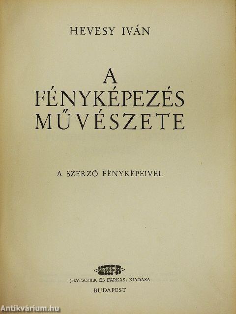 A fényképezés művészete