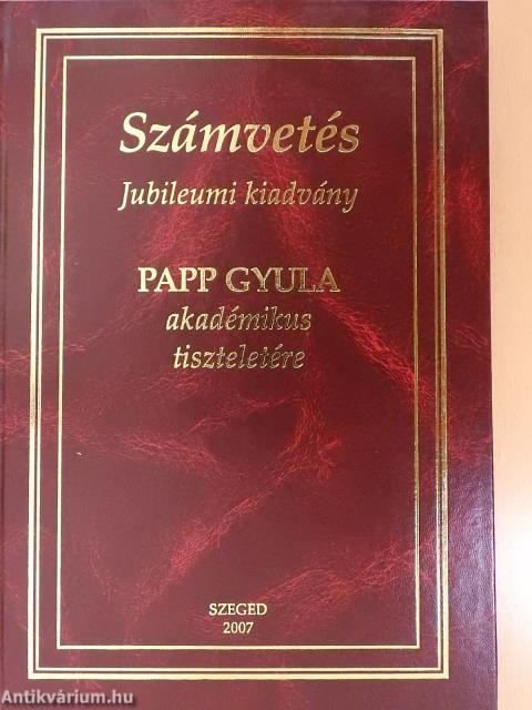 Számvetés (dedikált példány)