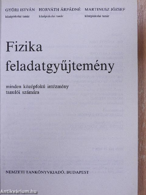 Fizika feladatgyűjtemény